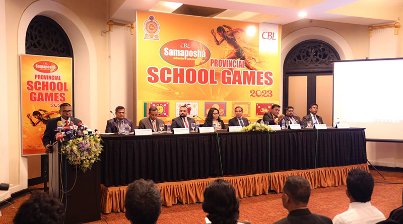 ‘சமபோஷ மாகாண மட்டப் பாடசாலை விளையாட்டுப் போட்டி 2023’ எதிர்வரும் ஓகஸ்ட் 15ஆம் திகதி முதல் 5 மாகாணங்களில் 18,000 வீர வீராங்கனைகளின் பங்களிப்புடன் ஆரம்பமாகும் ‘சமபோஷ மாகாண மட்டப் பாடசாலை விளையாட்டுப் போட்டி 2023’ எதிர்வரும் ஓகஸ்ட் 15ஆம் திகதி முதல் 5 மாகாணங்களில் 18,000 வீர வீராங்கனைகளின் பங்களிப்புடன் ஆரம்பமாகும்