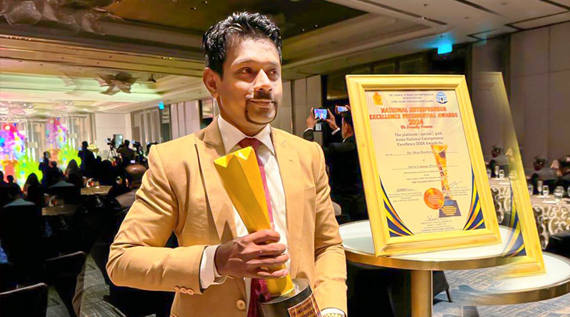 SDTI கெம்பஸ், சிறந்த தேசிய தொழில் முனைவோர் – 2024 ஜனாதிபதி விருது வழங்கி கௌரவிக்கப்பட்டது